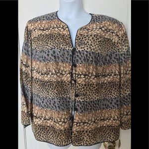 Adrianna Papell Women’s 100% Silk Jacket / Size 20